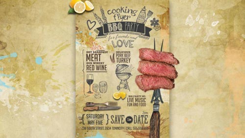 Flyer design per BBQ