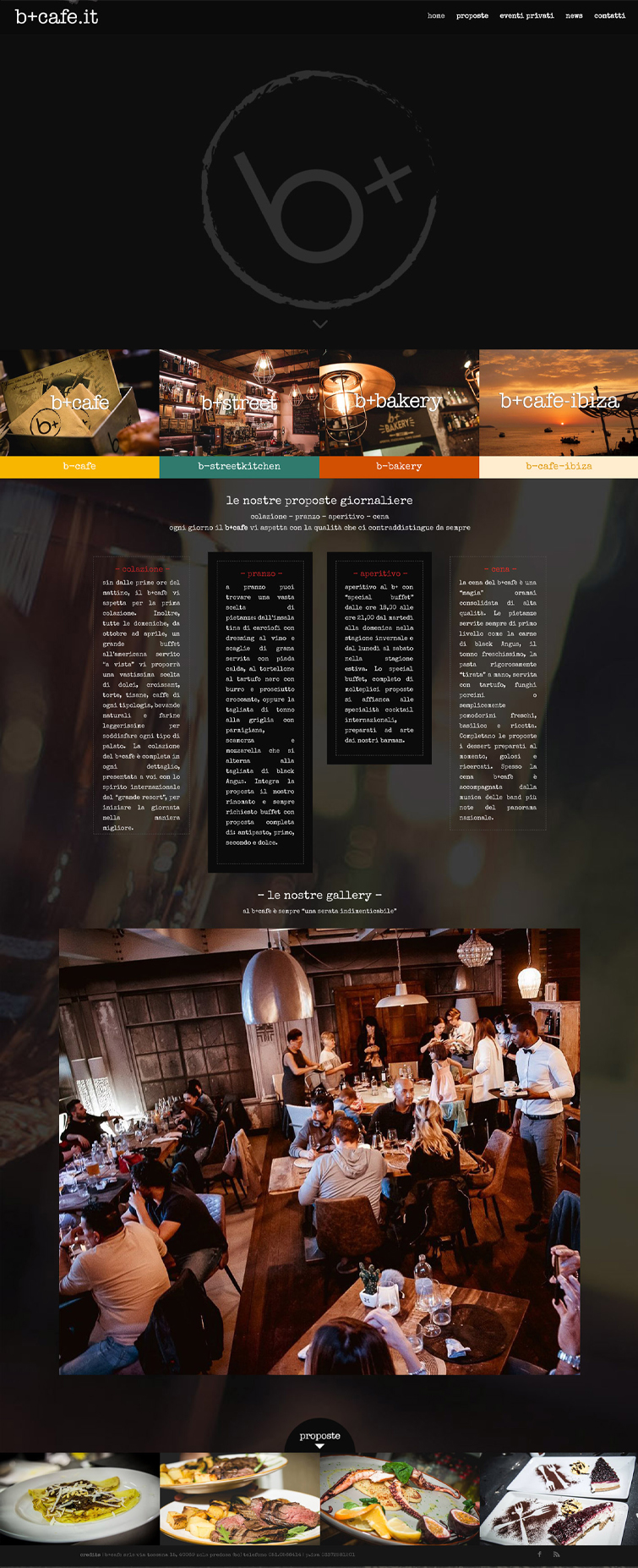 B+cafe Siti Web Bologna